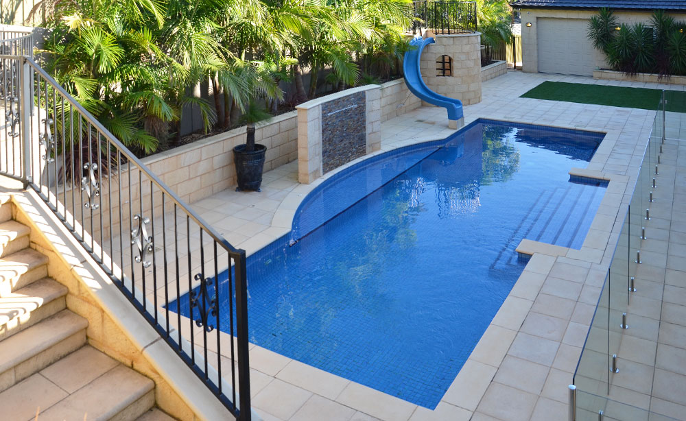 Pool landscaping